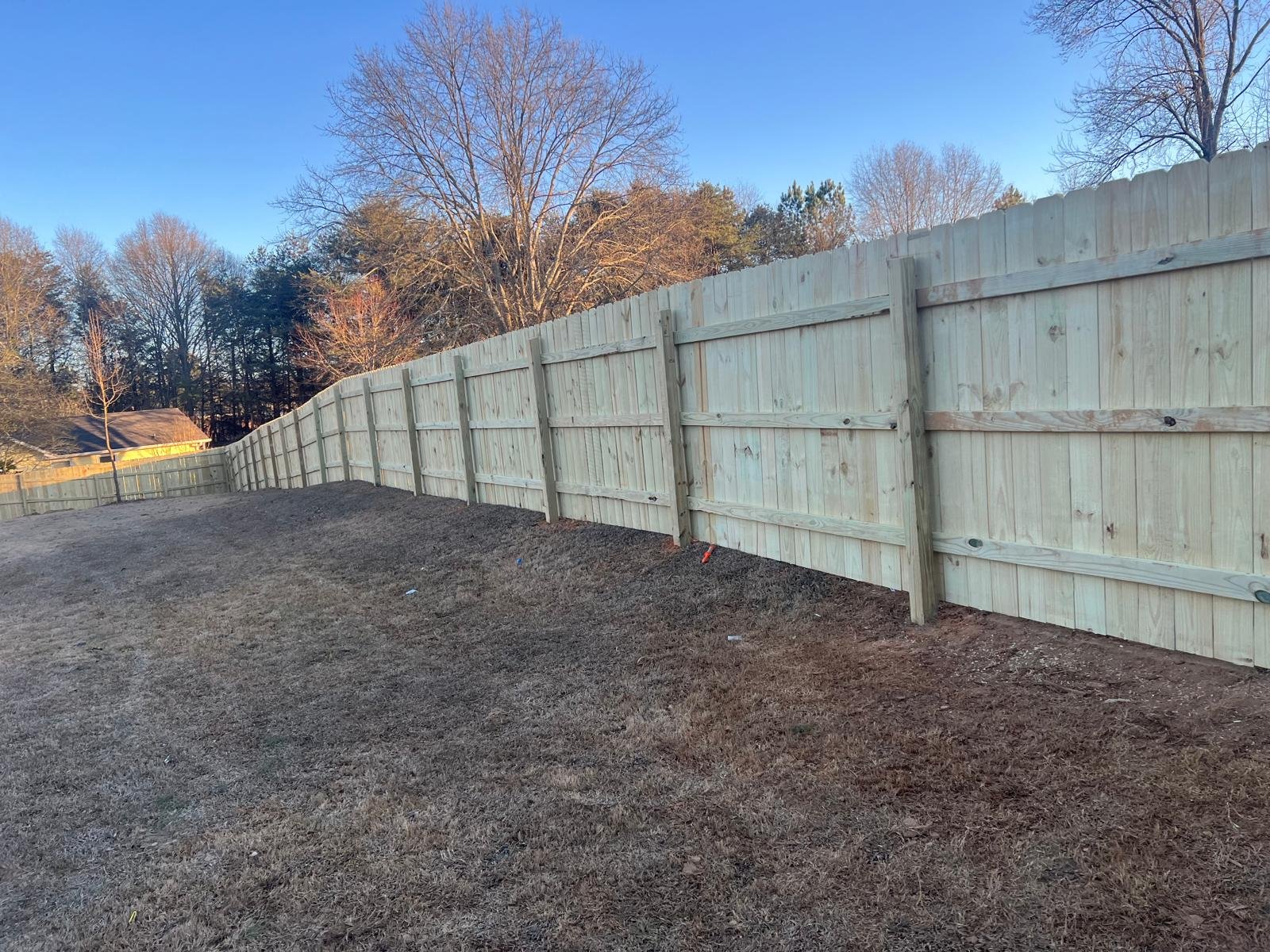 Wood Fence Installation